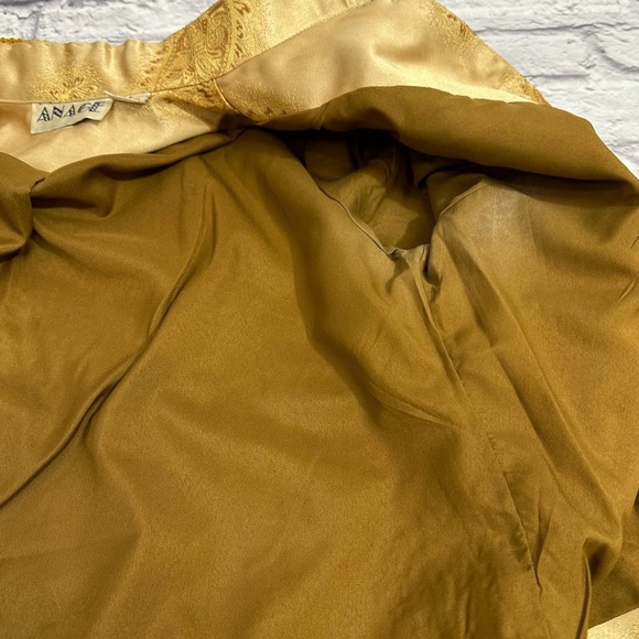 ANAGE Gold Embellished Jacket. Vintage Dry Clean Only Size Small Pre-Owned - Picture 13 of 15